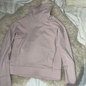 lululemon Go Forward Cowl Neck Pullover Pink sz 4